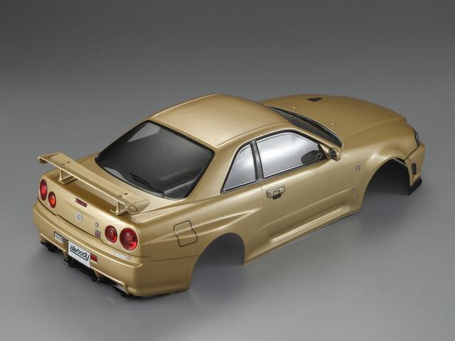 *PAINTED* Nissan Skyline GTR R34 1-10 Body Set (Champagne Gold) [Killerbody] 48645 - Image 4
