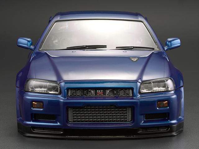 *PAINTED* Nissan Skyline GTR R34 1-10 Body Set (METALLIC BLUE) [Killerbody] 48716 - Image 3