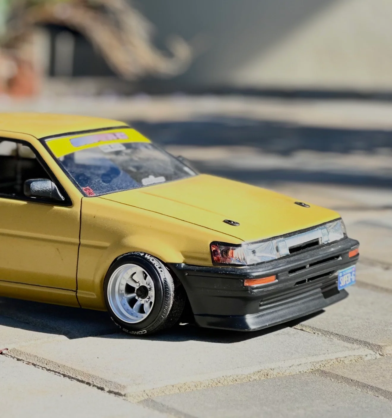 PANA 8-Spoke Style 1-10 Rims (6mm / 8mm) Gun Metal Gold Silver [Hayashi Garage] - Image 4