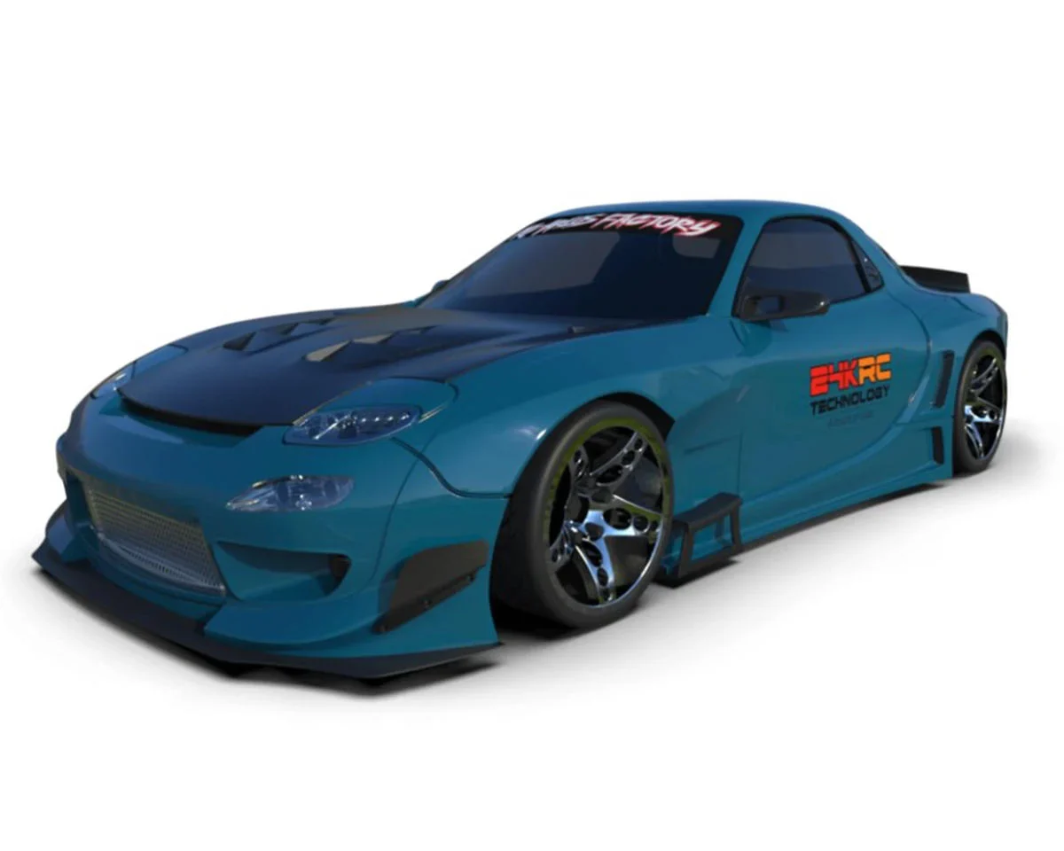 GR FIGHTERWORKS Mazda RX-7 FD3S Widebody 1-10 Drift Body Shell [24K] TAF17010 - Image 2