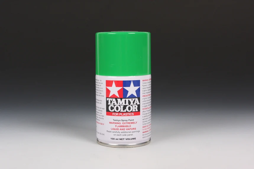 PARK GREEN - Lacquer Spray Paint 100ml (For Plastic Models) TS-35 [Tamiya] 85035 - Image 2
