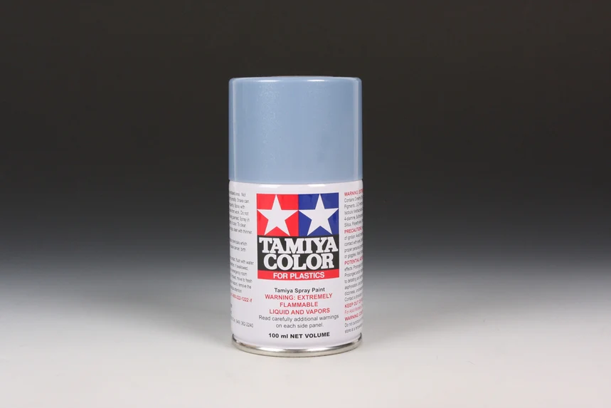 PEARL LIGHT BLUE - Lacquer Spray Paint 100ml (For Plastic Models) TS-58 [Tamiya] 85058 - Image 2