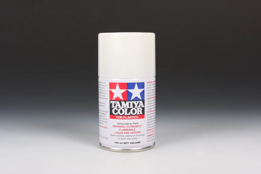 PEARL WHITE - Lacquer Spray Paint 100ml (For Plastic Models) TS-45 [Tamiya] 85045 - Image 2