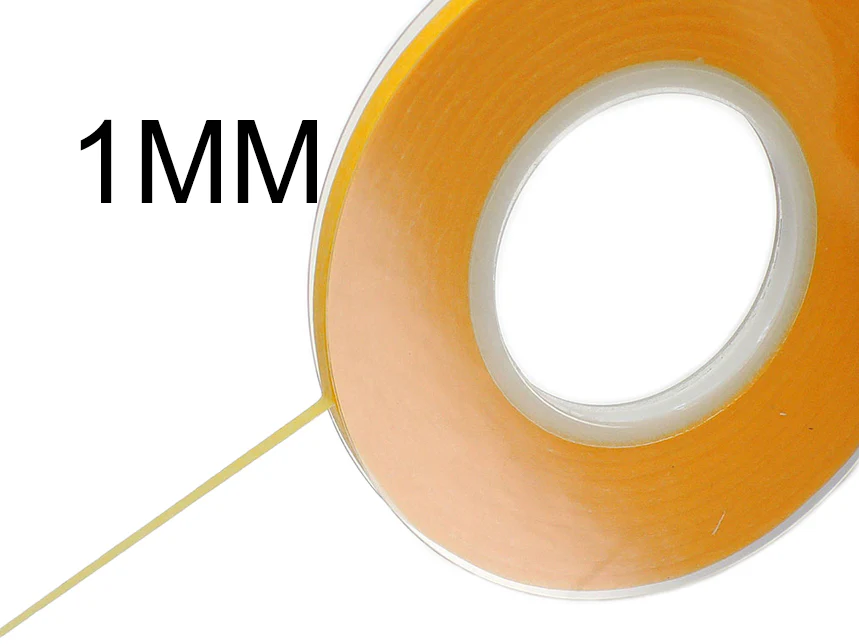 PET Masking Tape - YELLOW - (54ft) [Tamiya]  1mm 2mm 3mm 87208 87207 87206 - Image 2