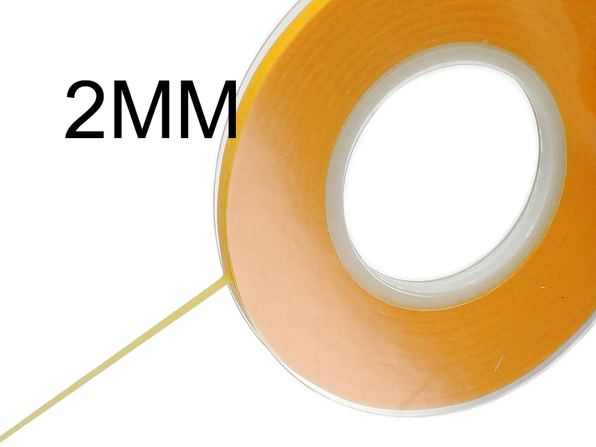 PET Masking Tape - YELLOW - (54ft) [Tamiya]  1mm 2mm 3mm 87208 87207 87206 - Image 3