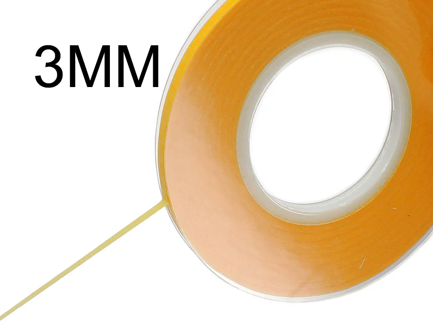 PET Masking Tape - YELLOW - (54ft) [Tamiya]  1mm 2mm 3mm 87208 87207 87206 - Image 4