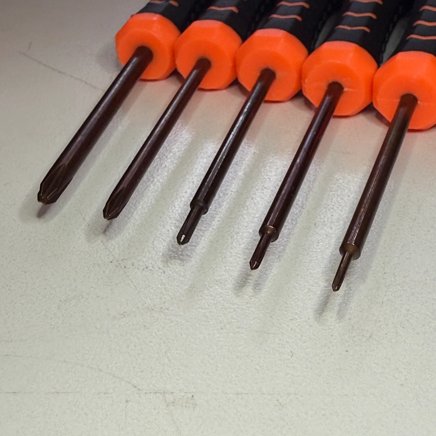 Mini Phillips Screw Driver Set (1.2mm 1.5mm 2.0mm 3.0mm 4.0mm) 5 Piece Set for Micro Screws [Teckman] TECKMAN5PCPHIL - Image 2