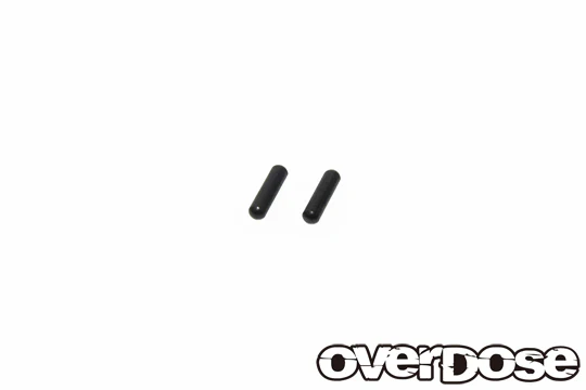 Pin 2x8mm (Black/2pcs) (For GALM REAR MOUNT KIT Type-2) [OVERDOSE] OD3883