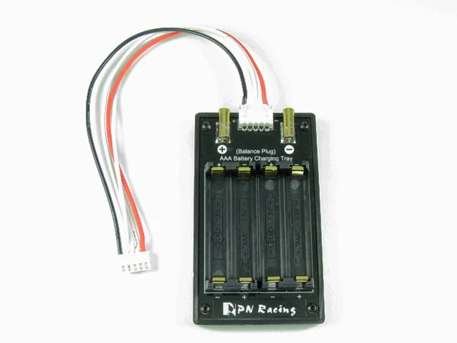 PN Racing Mini-Z AAA Charging Tray with Balance Plug (4.0mm Bullet - Balance In) [PN Racing] 500757 - Image 3