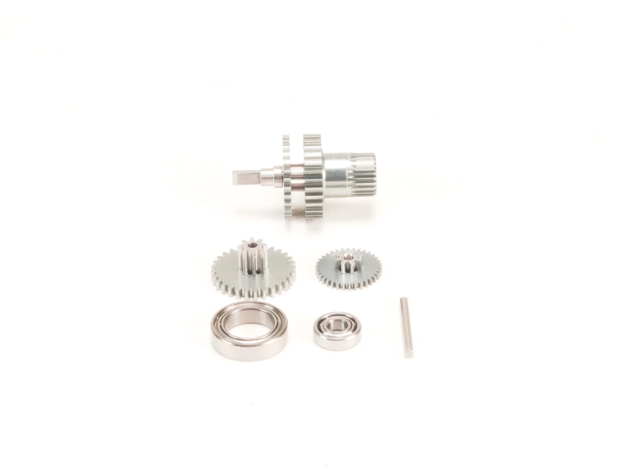 PN Racing Replacement Titanium Gear Set (Pin & Bearings Included) for V4 Anima Micro Servo [PN Racing] 500834G