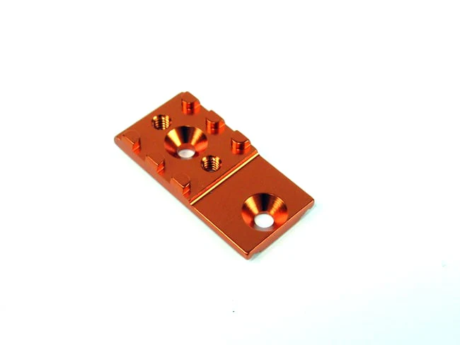 PNR2.5W Chassis Alloy RM MM T-Bar Mount (Silver - Orange - Blue - Brass - Black) [PN Racing] 900108S 900108 900108B 900108C - Image 3