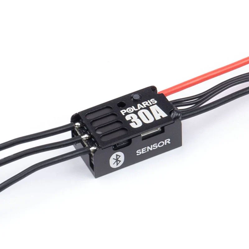 Polaris 30A Sensored Brushless Electronic Speed Controller w/ Bluetooth ESC (1-28) Black Red Purple MINI [OMG] OMG-POLARIS DR-30A - Image 2