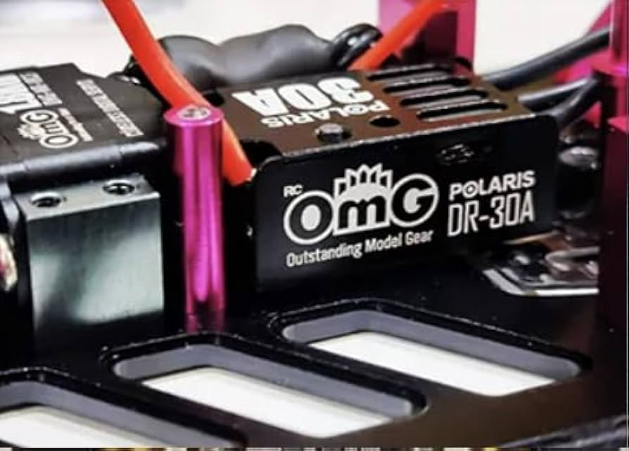 Polaris 30A Sensored Brushless Electronic Speed Controller w/ Bluetooth ESC (1-28) Black Red Purple MINI [OMG] OMG-POLARIS DR-30A - Image 3