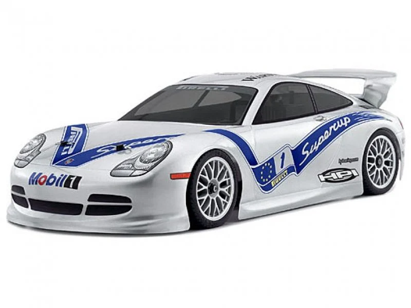 PORSCHE 911 GT3 (996) BODY 1-10 Body Set (190mm) w Wing - [HPI] 7418