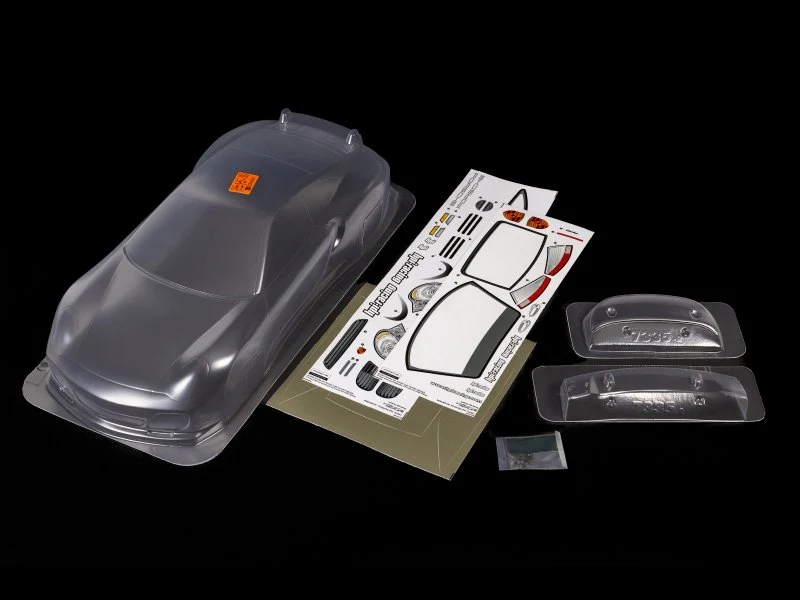 PORSCHE 911 TURBO (996) BODY 1-10 Body Set (190mm) w Wing - [HPI] 7335 - Image 2