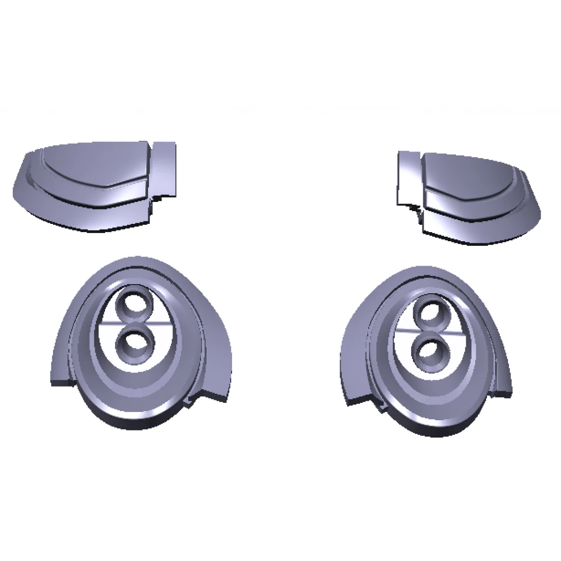 Porsche 997 Head and Tail Light Buckets (LED ready) [RC Arlos] RC-LBP997-LB