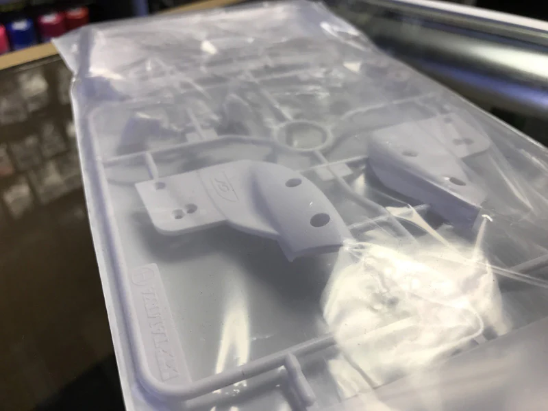 Porsche Turbo Wing &amp; Mirror Kit - Plastic Tree RWB GT2 911 Spoiler 1-10 [Tamiya] 84399 - Image 6