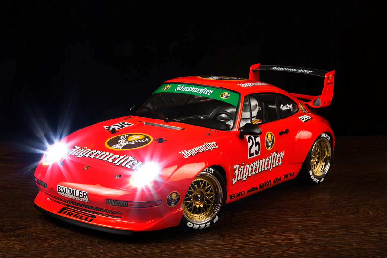 Porsche Turbo Wing &amp; Mirror Kit - Plastic Tree RWB GT2 911 Spoiler 1-10 [Tamiya] 84399 - Image 9