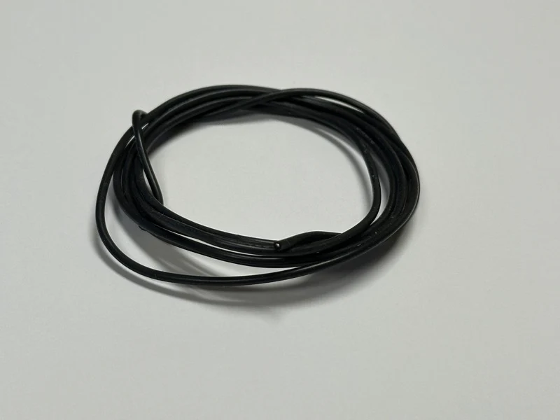 Premium 22AWG Silicon Black Power Wire (1m length) 1/28 (Mini-Z) 1/24 [Scale Reflex] 700240