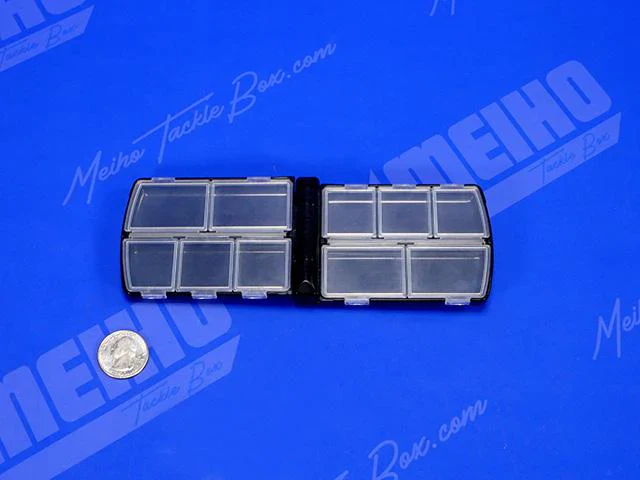 Premium Akiokun PA-10 SS Black Parts Box - (97 x 64 x 20mm)  Made in Japan [Meiho] PA-10 - Image 2