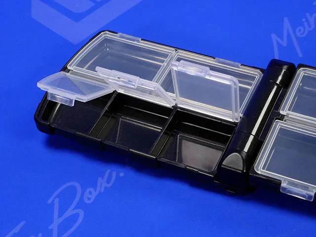 Premium Akiokun PA-10 SS Black Parts Box - (97 x 64 x 20mm)  Made in Japan [Meiho] PA-10 - Image 3
