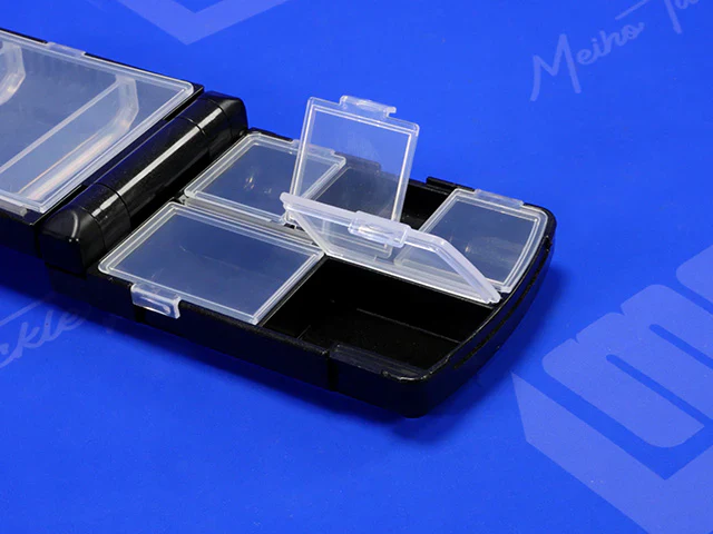 Premium Akiokun PA-6 DD Black Parts Box - (97 x 64 x 30mm)  Made in Japan [Meiho] PA-6 - Image 3