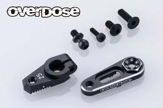 JT Aluminum Direct Servo Horn Type-2 (Futaba 25T) GALM - BLACK PURPLE RED [OVERDOSE] OD3887 OD3888 OD3889 - Image 3