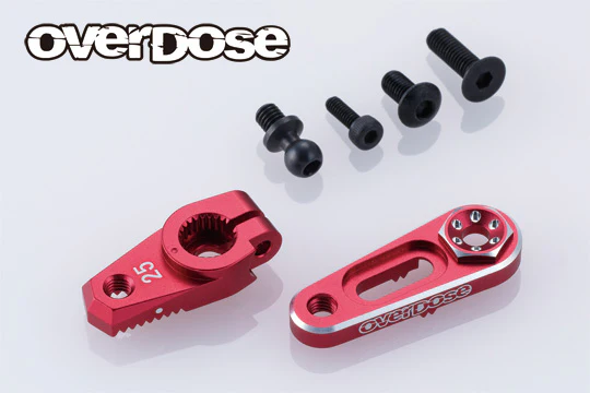 JT Aluminum Direct Servo Horn Type-2 (Futaba 25T) GALM - BLACK PURPLE RED [OVERDOSE] OD3887 OD3888 OD3889 - Image 4