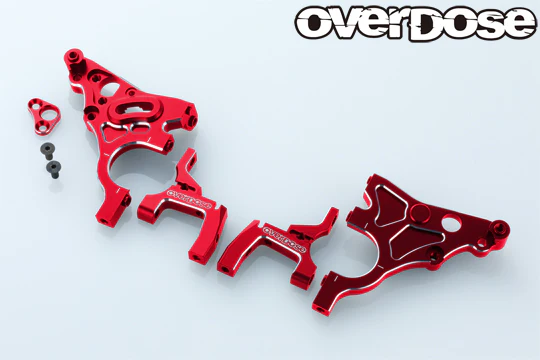 PREORDER: Multi Purpose Aluminum Rear Bulkhead for GALM (Red Black Purple) [OVERDOSE] OD2588b OD3876 OD3875 - Image 4