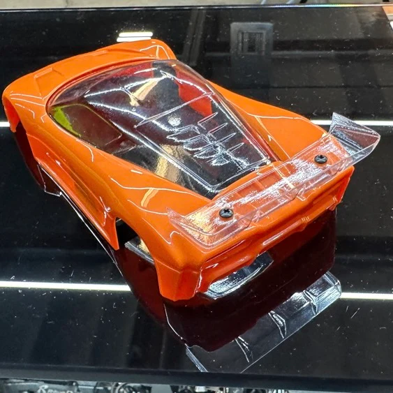 ORANGE - Concept C9 ABS Car Body Kit for 1/28 Mini-Z [PN Racing] PN 600500O - Image 2