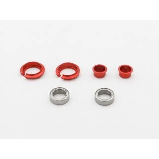 PRO GRESS Bearing Spring Retainer #0 (2 pieces) RED PURPLE BLACK [RC-Art] WP-0163 WP-0185 WP-0186 - Image 2