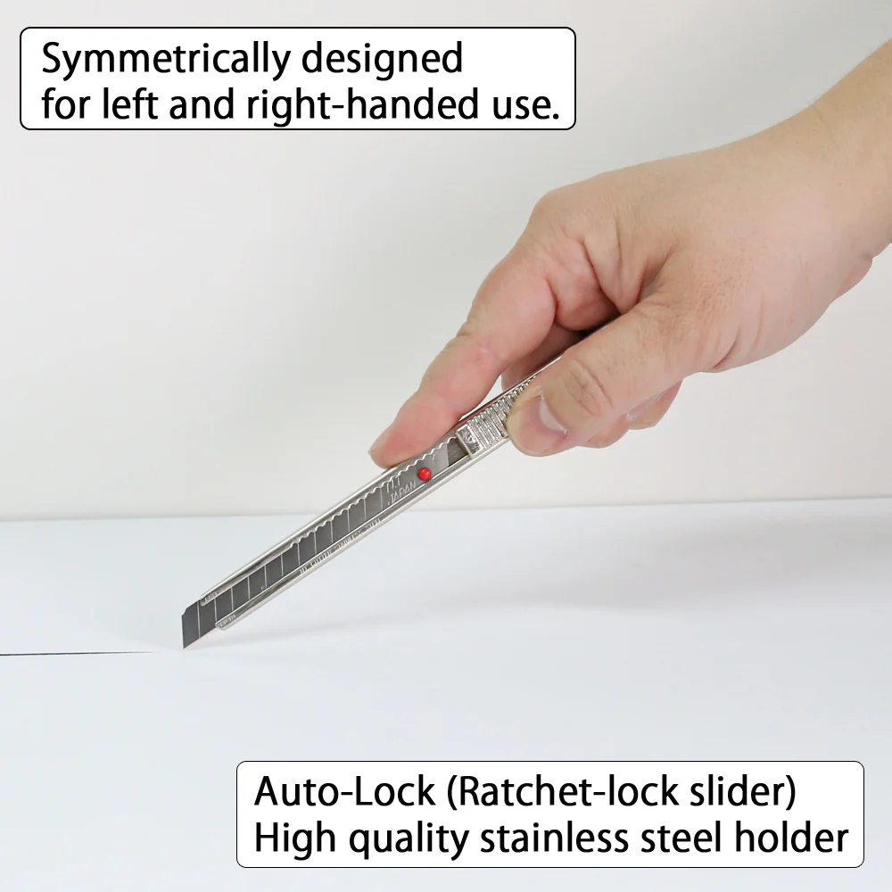 Professional - Retractable RED DOT Knife - Blade (Tint-Vinyl)- Made in Japan [NT Cutter] A-1P - Image 3