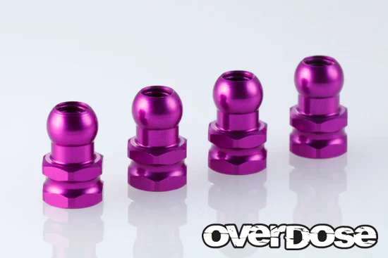 PURPLE Aluminum Shock Stand Off  (4pcs) [OVERDOSE] OD1527b