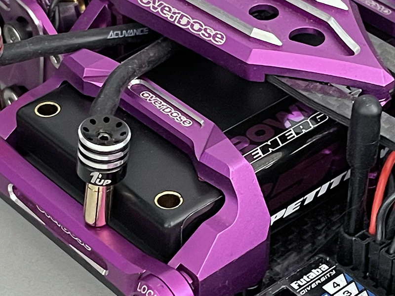 PURPLE - REFLEX SHORTY LIPO 7.4v 2S 3500mah 100C Ultra Slim Lightweight Battery (w Cable 4.0mm Bullet to Deans) - 136g - 18.5mm Thick - 3500 mah - Image 5