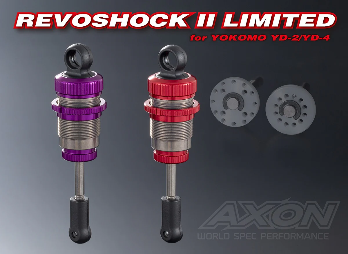 PURPLE Revoshock II Damper Kit For Yokomo YD-2 [AXON] DD-YS-002P - Image 3
