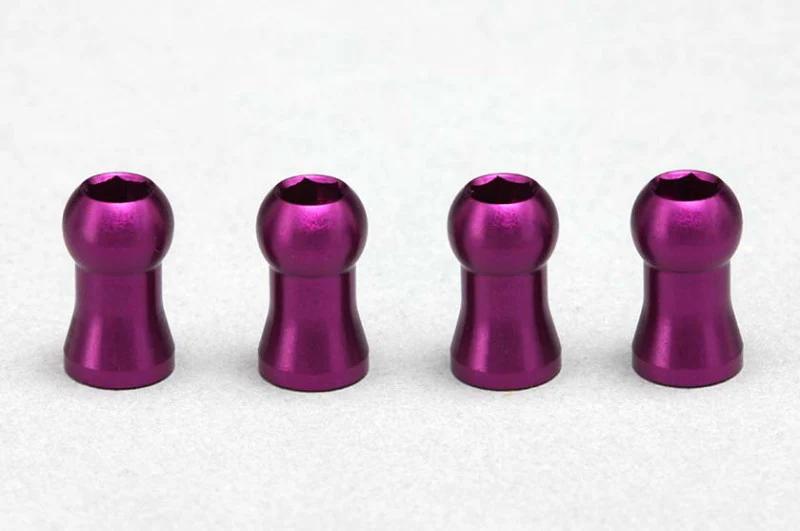 PURPLE SLF Big Bore Shock Cap Ball Mount for YD-2-YD-4 [Yokomo] Y4-S8 Y2-S8PA