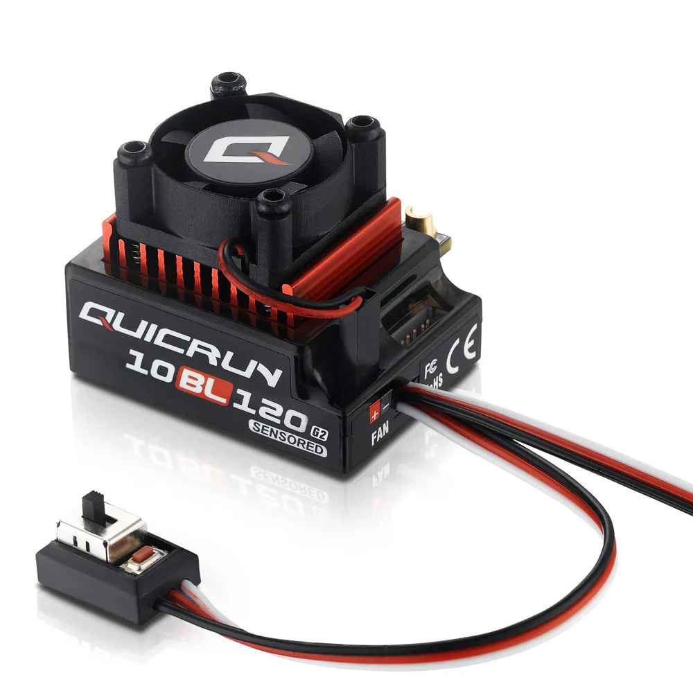 Quicrun 10BL120 G2 (120A) ESC Speed Controller (8 Step Timing) [Hobbywing] 30125002