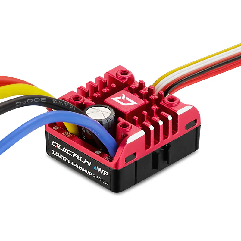 QUICRUN WP 1080 G2 brushed ESC (2-3S) for Crawler or RTRs [Hobbywing] 30120202