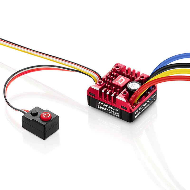 QUICRUN WP 1080 G2 brushed ESC (2-3S) for Crawler or RTRs [Hobbywing] 30120202 - Image 2