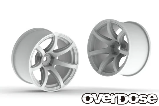 R-SPEC Work Emotion T7R WHITE Rims 9mm *WIDE* [Overdose] OD2781