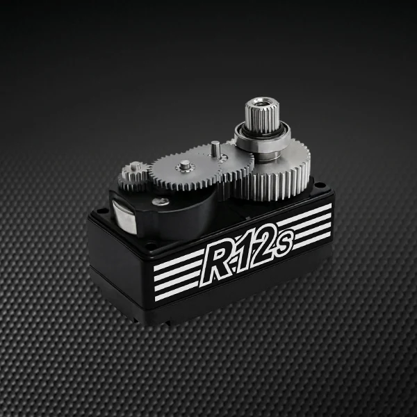 R12S High Performance Low Profile Servo (.06@12kg) Black [Power HD] R12S - Image 2