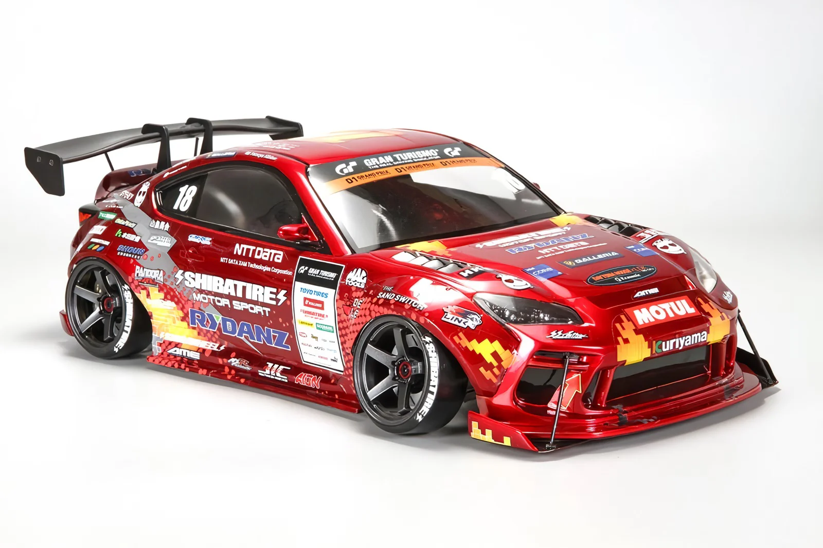 DR GT Wing and Mirror Set TYPE 1 - SWAN NECK [Shibata] DR-WING01 - Image 4