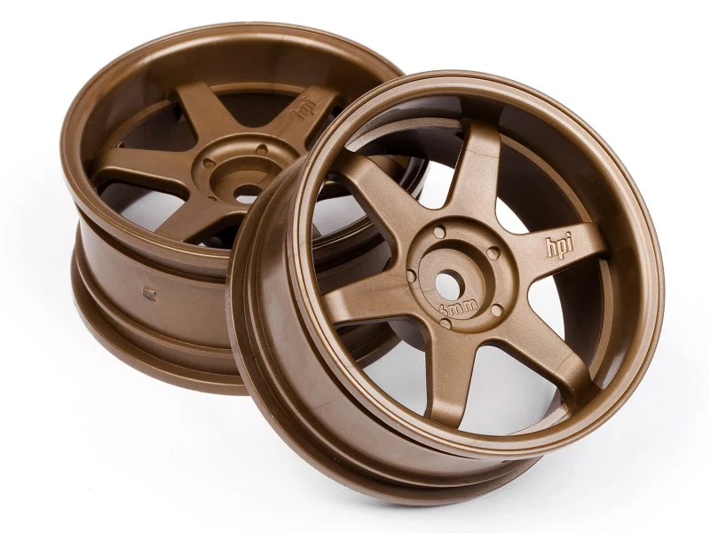 RAYS VOLK RACING TE37 (6mm OFFSET) BRONZE DEEP DISH 1-10 RIMS [HPI RACING] 3848 - Image 3