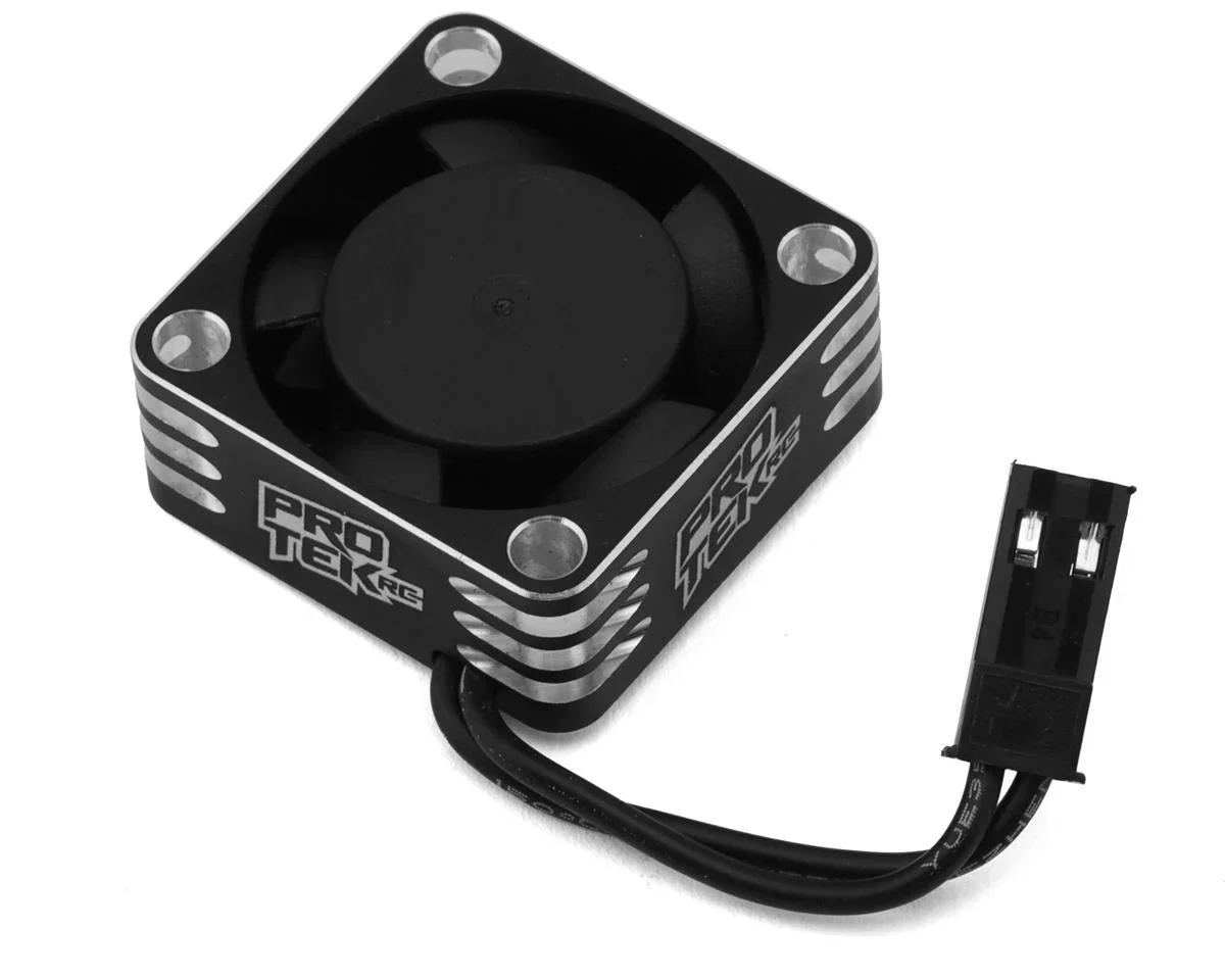 RC 25x25x10mm Aluminum High Speed HV Cooling Fan (Silver-Black) [ProTek] PTK-2116