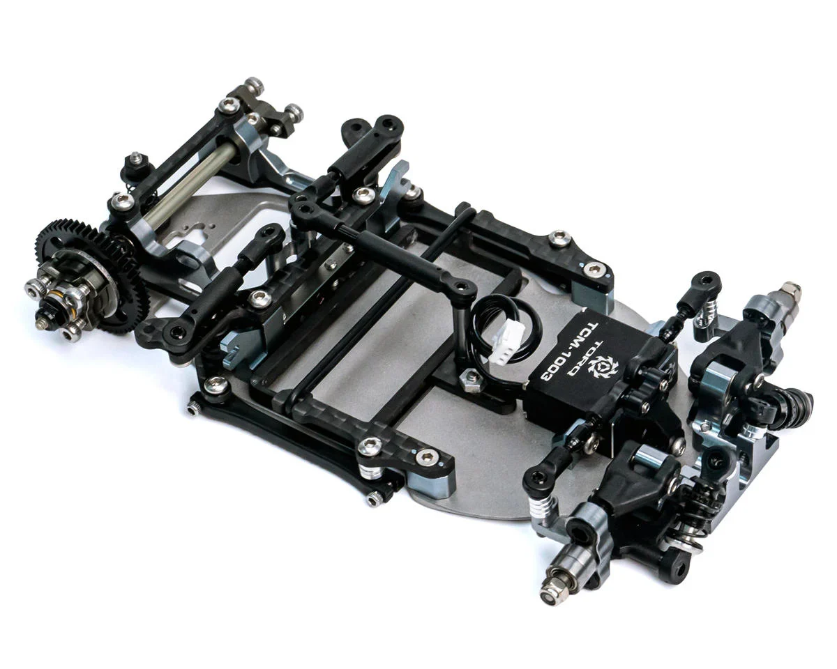 RC One XBOne 1/28 Performance RWD Chassis Kit with TORQ TCM-1003 Servo (1/28) RWD Car [XBility] XBONE - Image 2