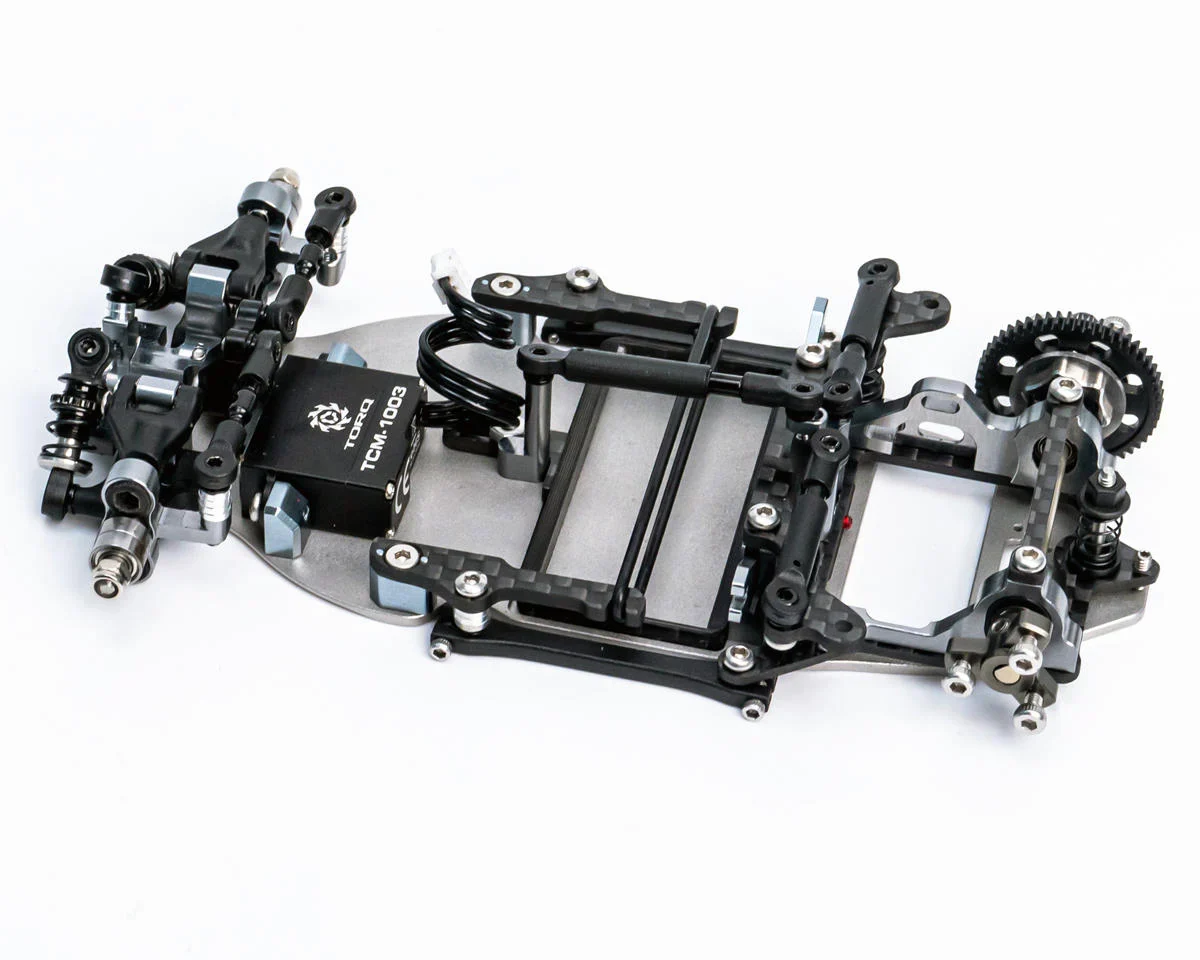 RC One XBOne 1/28 Performance RWD Chassis Kit with TORQ TCM-1003 Servo (1/28) RWD Car [XBility] XBONE - Image 4