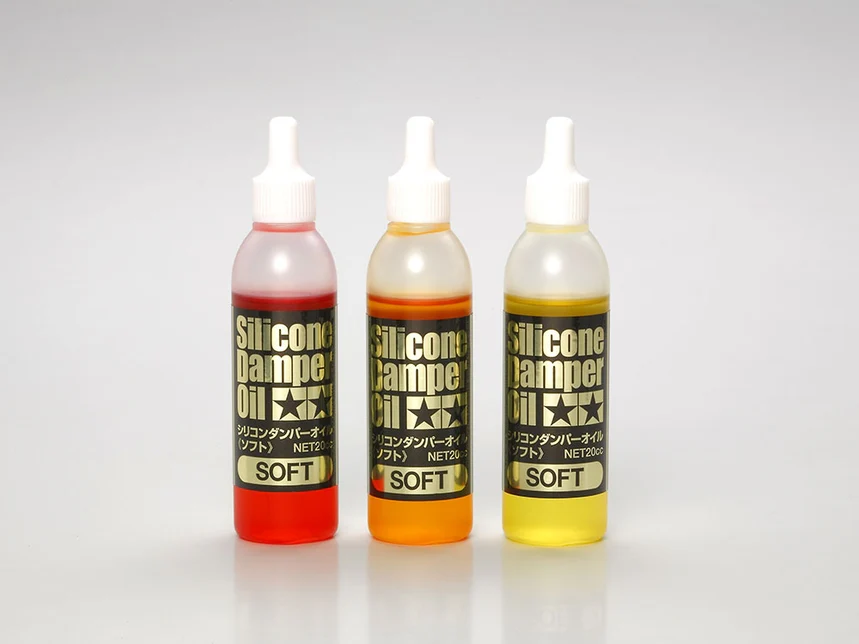 RC Silicone Damper Shock Oil Set (3) - SOFT [Tamiya] 53443