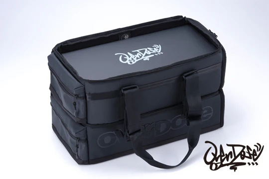 RC Travel Bag (Black/2pcs Carrying Case Included) Dual Car Hauler [Overdose] OD3906 - Image 3