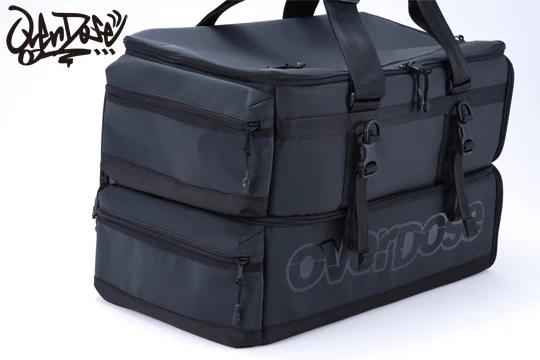 RC Travel Bag (Black/2pcs Carrying Case Included) Dual Car Hauler [Overdose] OD3906 - Image 5