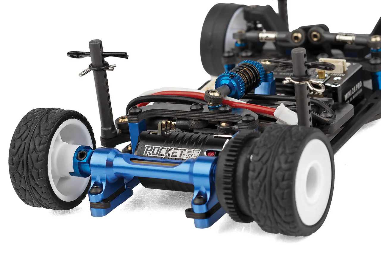 RC28 Team Kit - 1/28 w/ Mako Body Rims Tires RWD On-Road Chassis Touring Car [Associated] ASC20168 - Image 7